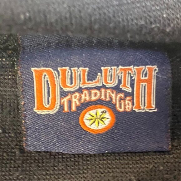 Duluth Mens 1/4 Zip Pullover Shirt Size XL Black Long Sleeve - Picture 5 of 6